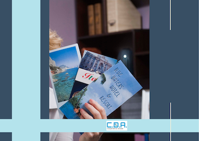 CDA opuscoli hotel piega a quartino