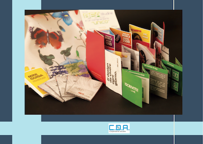CDA brochure piega a fisarmonica